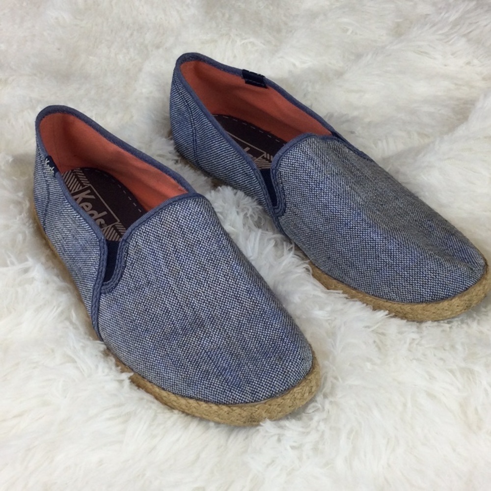 KEDS Slip On Espadrille Shoes Sz 8.5